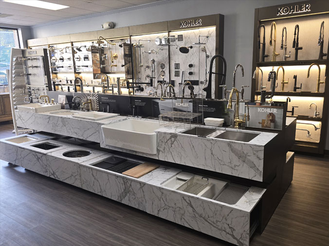 Showroom at the Penstan Indiana, PA Kithcen & Bath Boutique